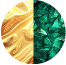 gold & emerald