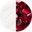 white & rubies